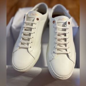 Good Man Brand Italian Leather Sneakers White 8.5